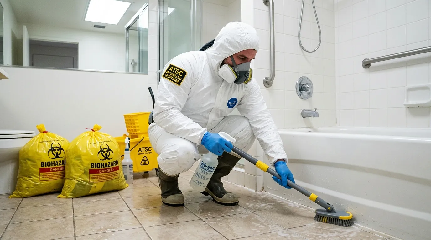 Decontamination equipment deployed for Blood Cleanup in Grayslake